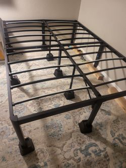 Metal full size bed frame