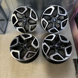 4 - 2019 Subaru Crosstrek Machined Grey Factory OEM Wheel Rims