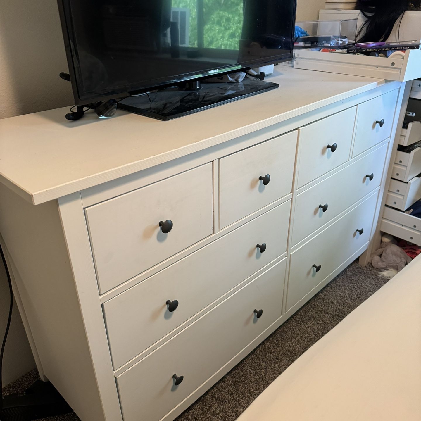 White 8 Drawer IKEA Dresser (you pick up!!!)