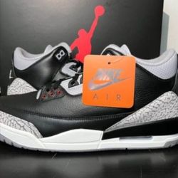 Jordan Retro 3 black Cement 
