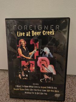 Foreigner - Live at Deer Creek (DVD, 1993) Lou Gramm, Mick Jones, Rare