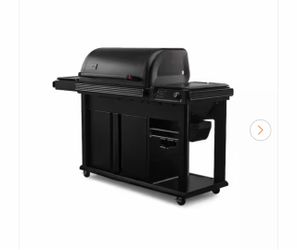 Traeger Woodridge Elite BBQ Wi-Fi Wood Pellet Grill and Smoker in Black