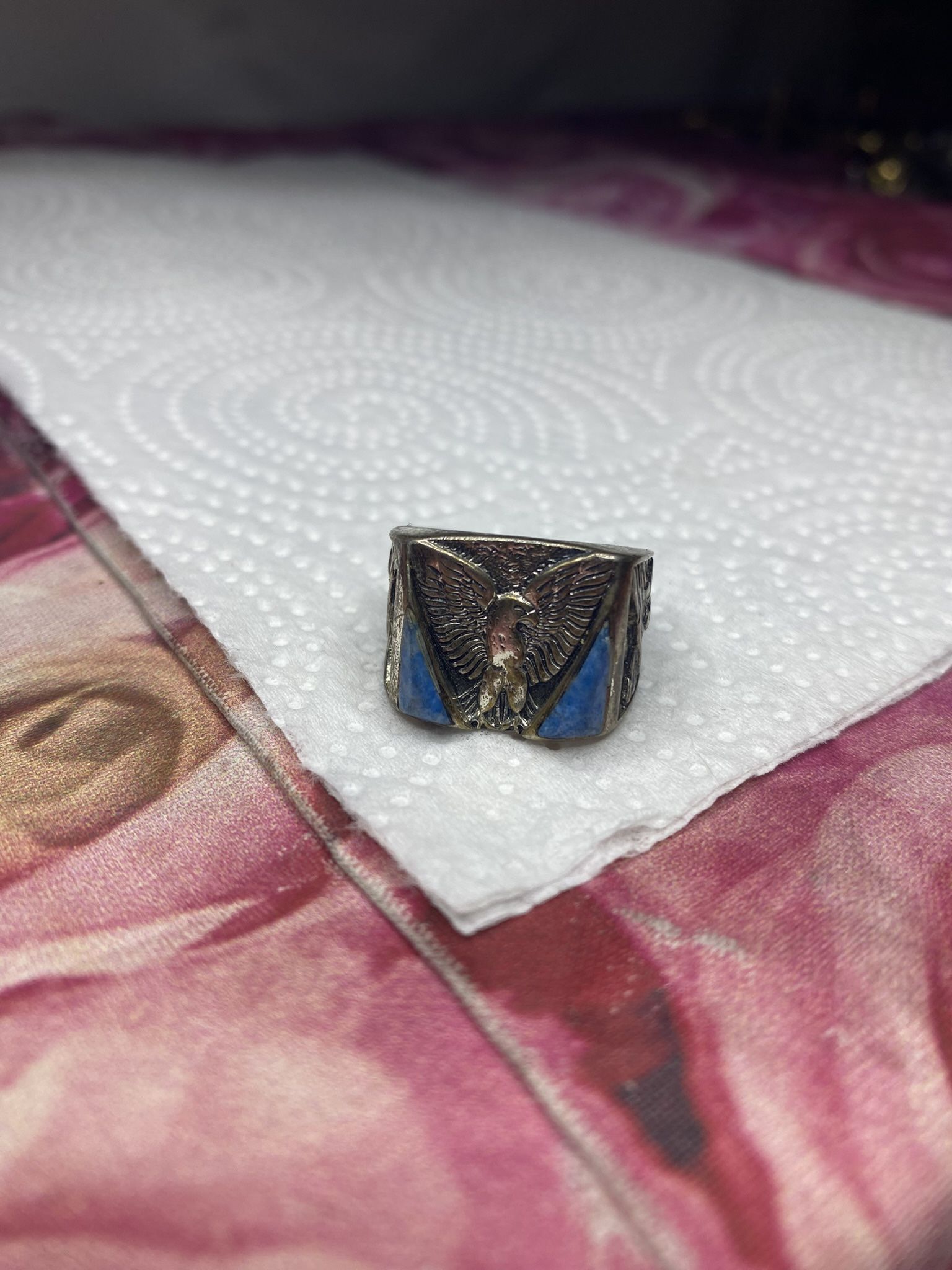 925 Sterling Eagle Ring 