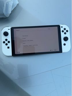 OLED Nintendo switch (white)