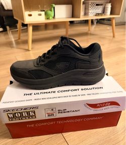 Skechers Work Arch Fit Slip Resistant Sneaker