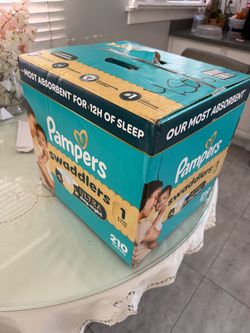PAMPERS-210count. SWADDLERS  SIZE-1. (8-14lbs)