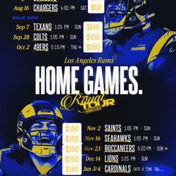 LA Rams Season Tix