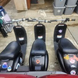 Three Vespr Scooters 