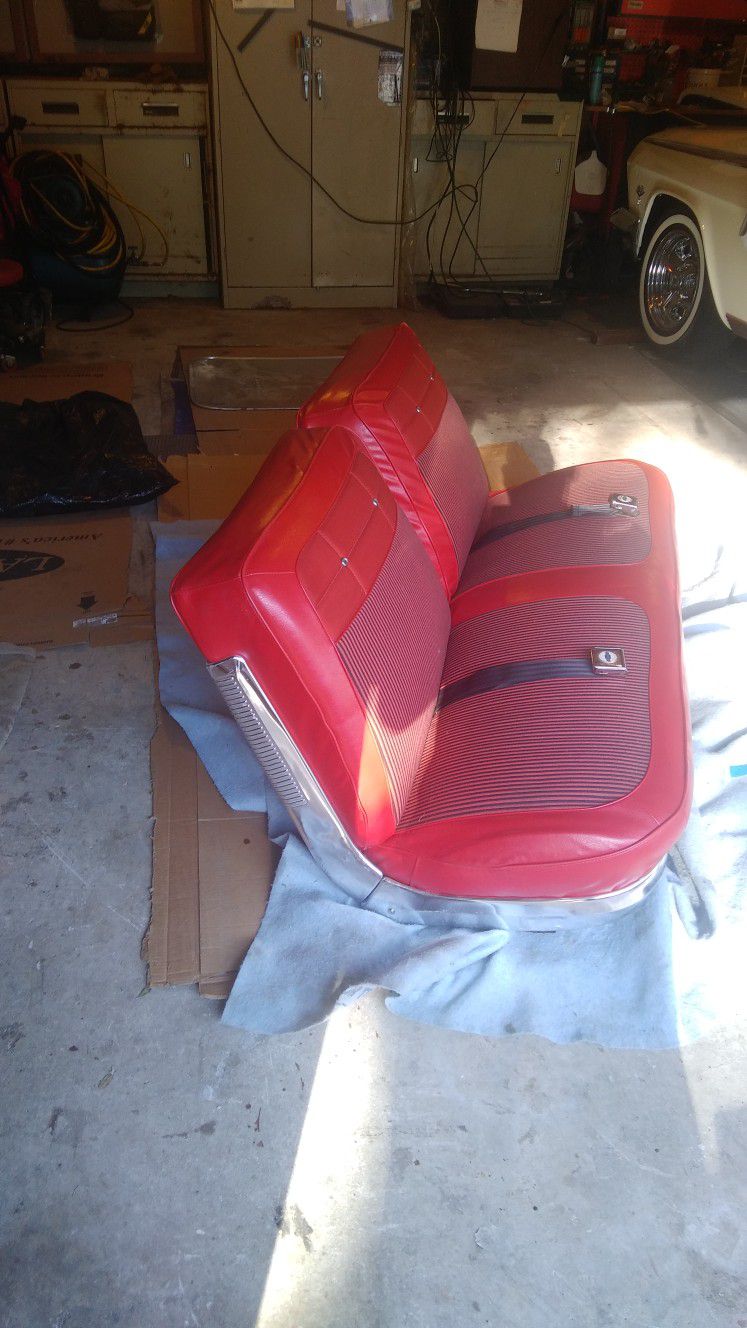 1962 Chevy Impala Front Split Bench Seat.