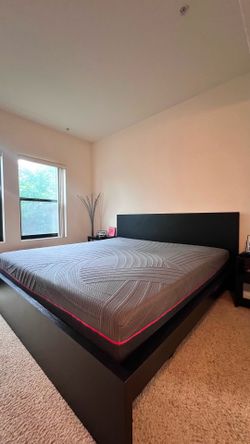 King Size MLILY PowerCool Hybrid Mattress – Like New Condition! (Optional IKEA Bed Included)