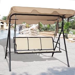 New in box $90 each 528 lbs capacity porch swing bench chair with canopy sun shade sun blocker