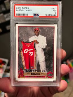 2003 Lebron James Topps #221 PSA 7