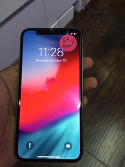 iPhone X 64GB AT&T Excellent Condition With Free Charger