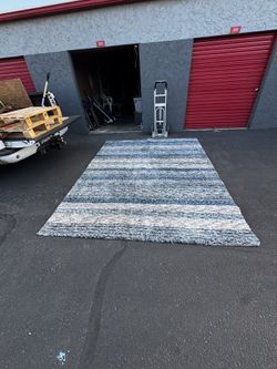 Dalyn Rug Co Joplin 8’x10’ Large Blue Striped Area Rug