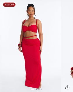 Maxi Skirt Set-Medium