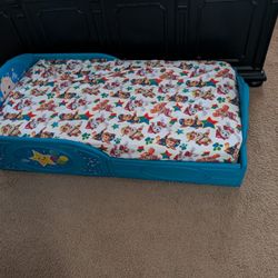 Toddler Bed With Cocomelon Bedding
