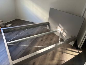Full Size Grey Bed Frame
