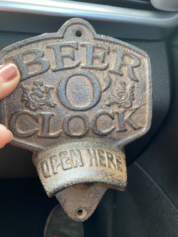 Metal bottles opener