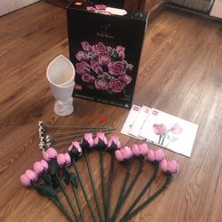Legos Bouquet Of Pink Roses