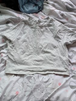 White Crop T-Shirt
