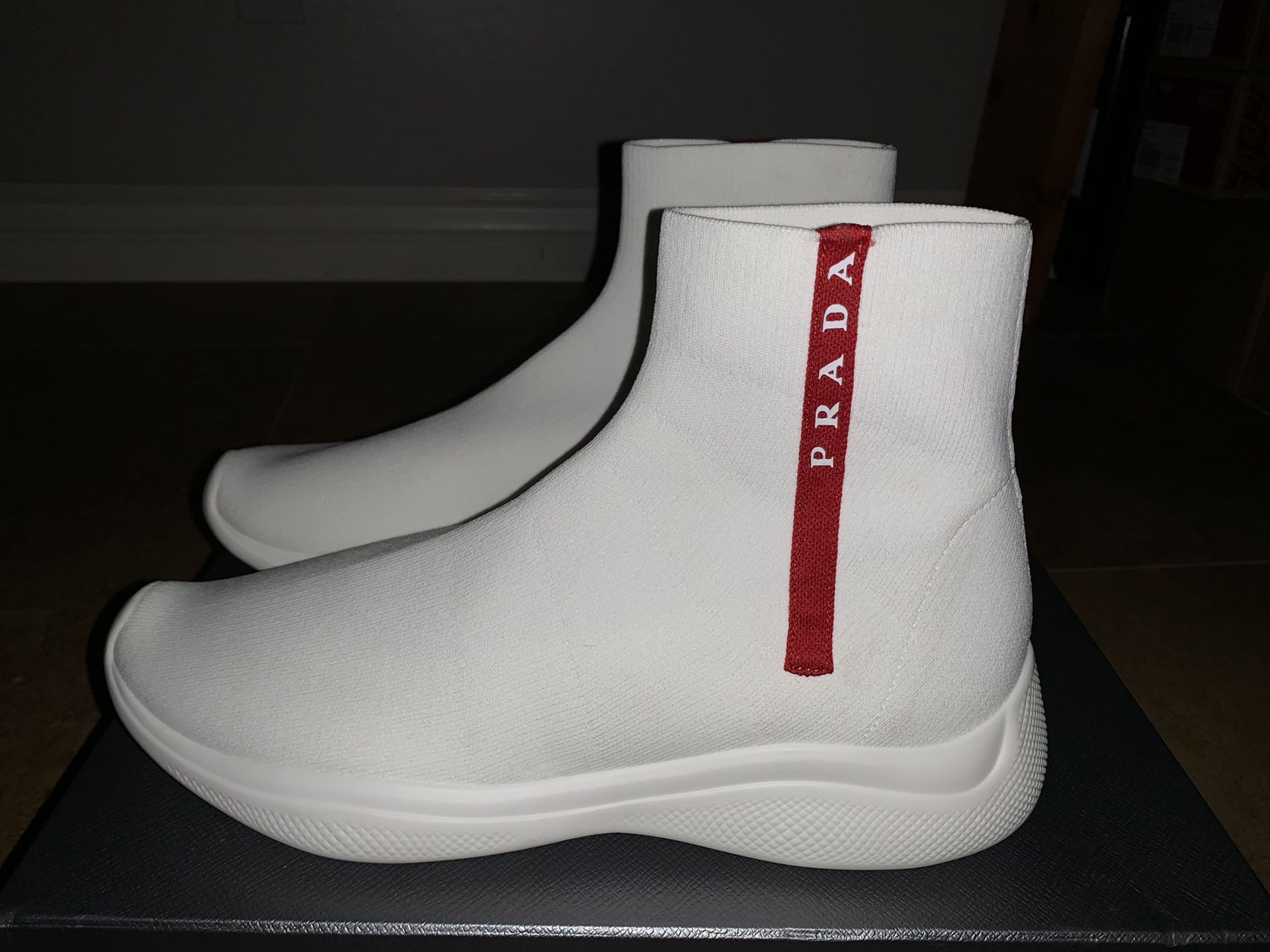 Prada knit sock sneakers