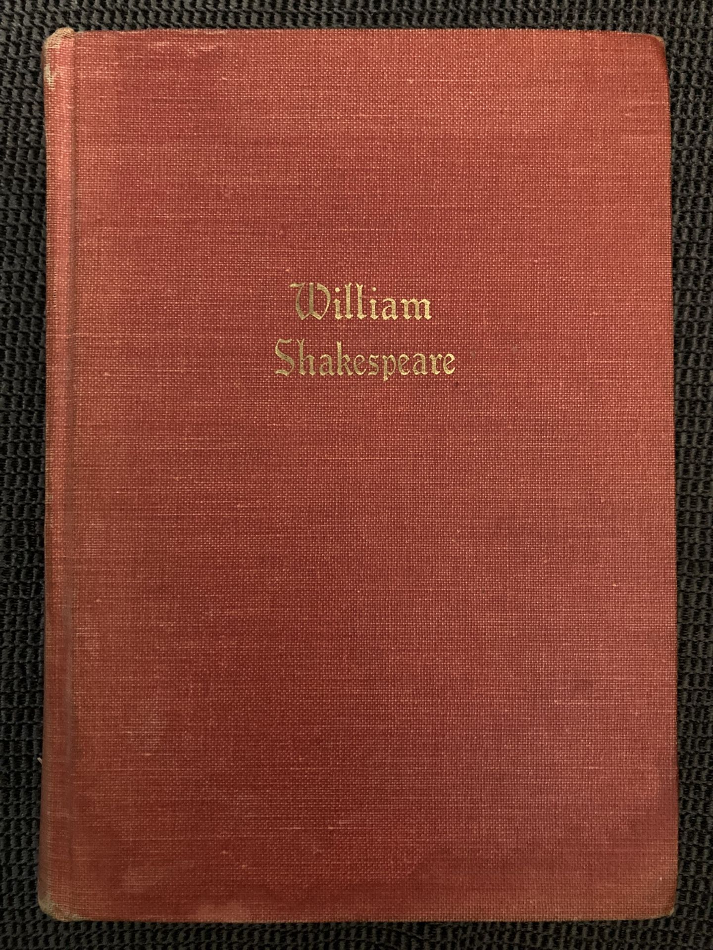 The Works Of Shakespeare William J. Black 1937
