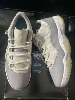 Jordan 11 Low Cement Grey Size 10