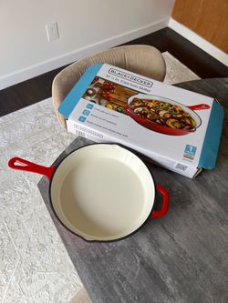 Black+Decker 10¼ in. Cast Iron Skillet