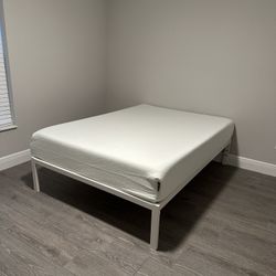 Full Sized Bed Frame and Mattress 