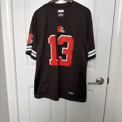 Odell Beckham Jr #13 NFL Team Apparel Men's Size Medium, Cleveland Browns NFLPA