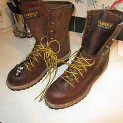 Men's Carolina 8" Steel Toe WP Logger Work Boot Size 12 2E