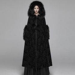  Gothic/ Halloween Reversed Snowfall Cloak