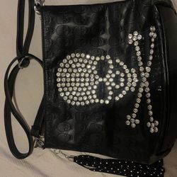 diamond skull purse
