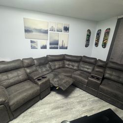 L shaped couch