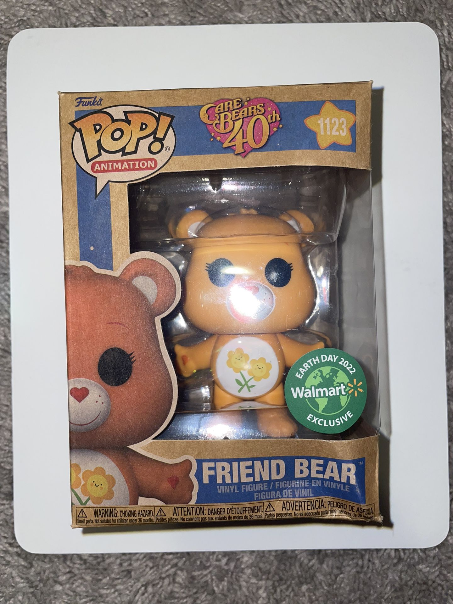 Friend Bear Vinyl Figure, Care Bears 40th Anniversary