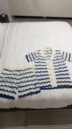 Mens Casablanca Crochet Set Sz s/m