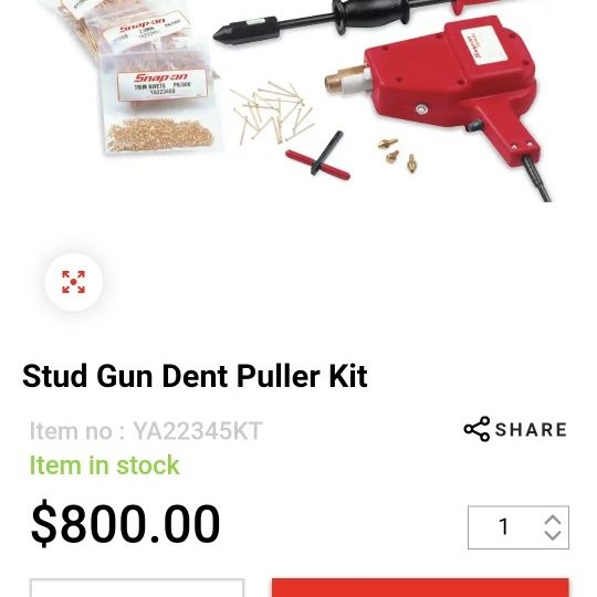 Snap On Stud Welder