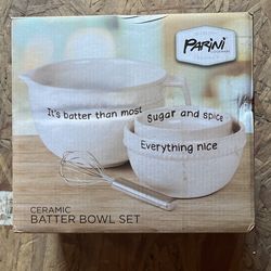 Parint Batter Bowl Set “Never  Used”