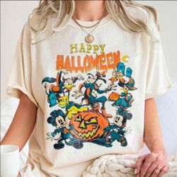 Mickey and friends halloween shirt