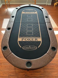 Poker table, seats 10