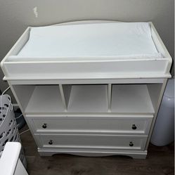 Changing Table with New Mattress