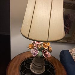 This Is A Beautiful, Vintage, Old, 19” Without The Shade Lamp