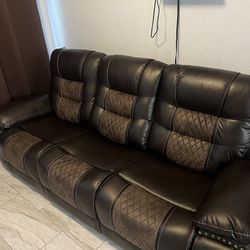 Leather Sofa 