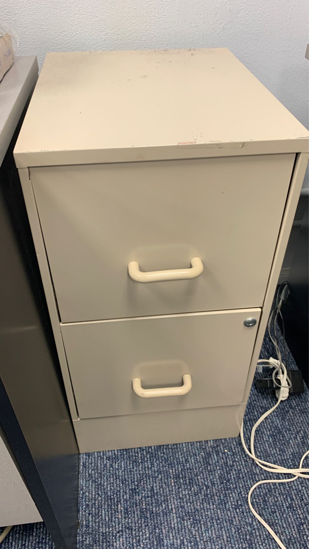 Metal file cabinet