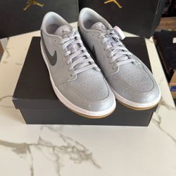 Sz 14 Air Jordan 1 Low G - Gray new 