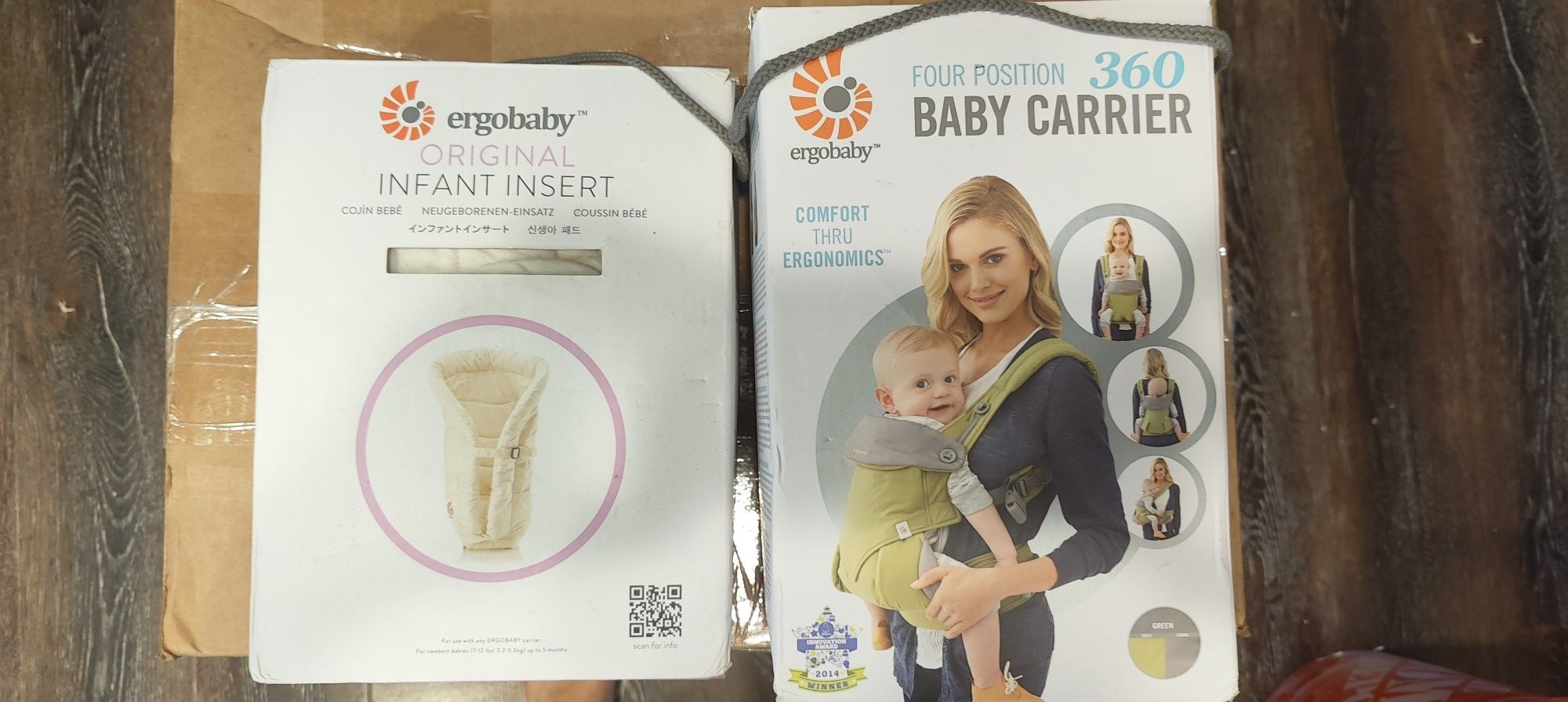 Ergo 360 Baby Carrier And infant Insert