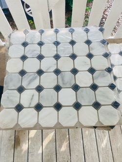 12 feet of marble tiles, $200
