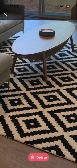 Very Thick 9x11 rug for sale.