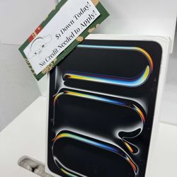 Apple IPad Pro 11 Inch M4 Tablet OLED Screen - $1 To Take it Home same Day and Pay the Rest later!