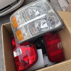 Chevy Silverado 1500 Head Light And Taillights
